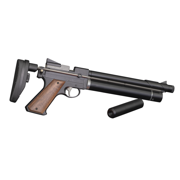 Pistolet PCP Snowpeak PP750L 4,5 mm avec crosse télescopique, vue 3