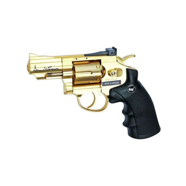 Revolver CO2 ASG Dan Wesson 2,5 pouces gold 4,5 mm billes acier