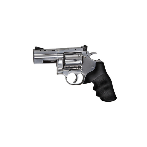 Revolver CO2 ASG Dan Wesson DW715 2,5 pouces silver 4,5 mm plombs
