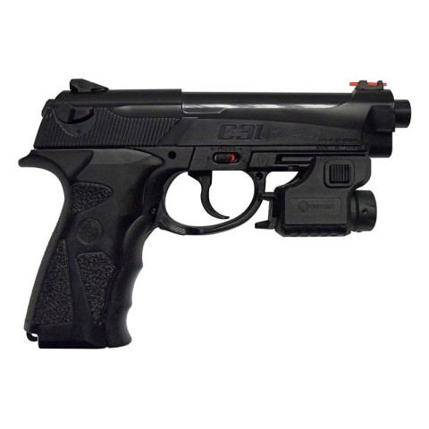 Pistolet CO2 Crosman TAC31 4,5 mm - 4,1 J avec laser