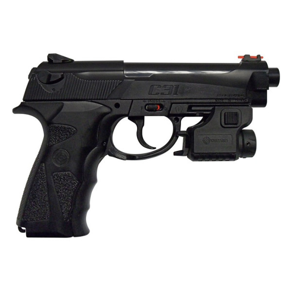 Pistolet CO2 Crosman TAC31 4,5 mm - 4,1 J avec laser