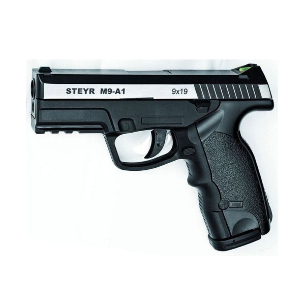 Pistolet CO2 ASG Steyr M9-A1 bicolore 4,5 mm billes acier