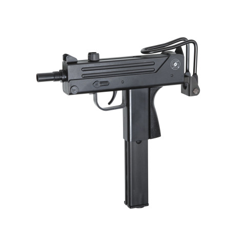 Pistolet CO2 ASG Ingram M11 4,5 mm - 2,5 J crosse pliante, vue 2