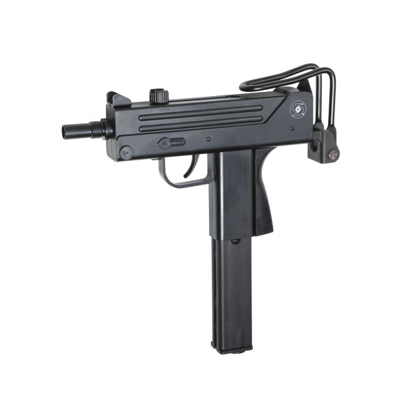 Pistolet CO2 ASG Ingram M11 4,5 mm - 2,5 J crosse pliante, vue 2