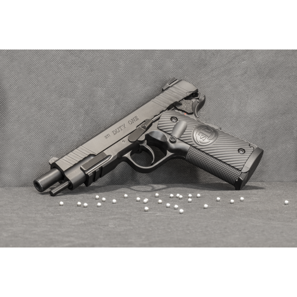 Pistolet CO2 ASG STI Duty One blowback 4,5 mm billes acier, vue 5