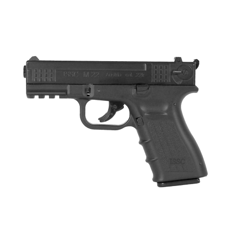 Pistolet CO2 ASG ISSC M22 blowback 4,5 mm billes acier