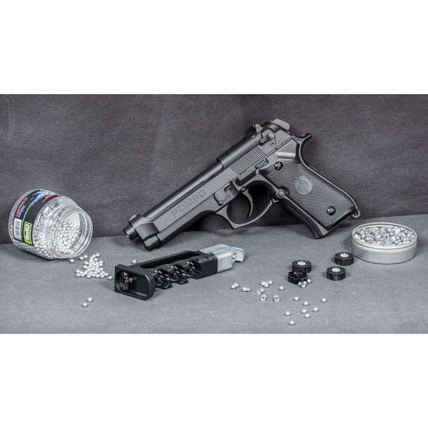 Pistolet CO2 Crosman PDM9B 4,5 mm billes ou plombs blowback, vue 5