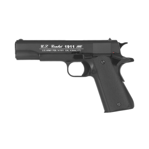 Pistolet CO2 ASG 1911 US full metal 4,5 mm billes acier
