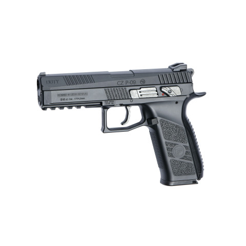 Pistolet CO2 ASG CZ P-09 Duty 4,5 mm plombs ou billes - 2x8 coups