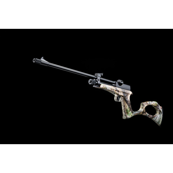Pistolet CO2 Snowpeak CP2 Camo 4,5 mm - 6 J convertible carabine, vue 16
