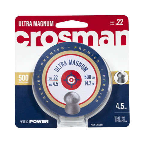 500 plombs Crosman Premier Domed 4,5 mm - 10,5 grains
