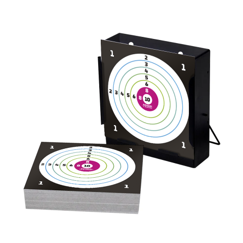 Porte-cible Powair avec 100 cibles carton
