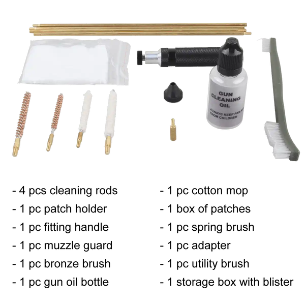 Kit de nettoyage Vector Optics 19 pièces 4,5 et 5,5 mm, vue 5