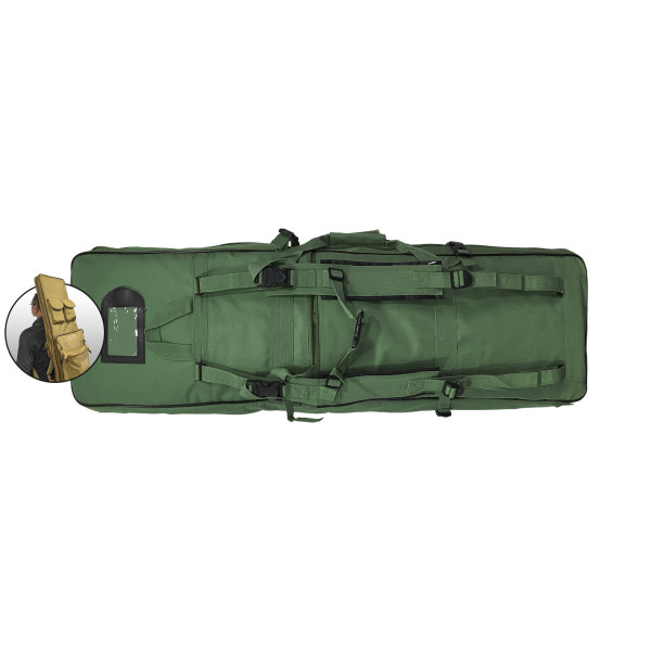 Housse de transport Tactical Ops 100 cm - vert OD, vue 2