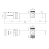 Schmidt & Bender Stratos LM FD0 1.1-5x24 objectif 24 mm