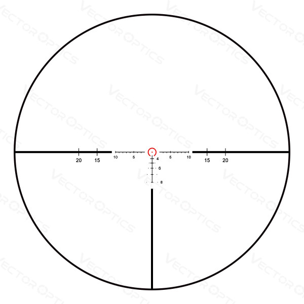 Vector Optics Continental X6 1-6x24 SFP réticule BDC Coyote