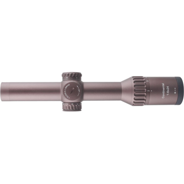 Vector Optics Continental X6 1-6x24 SFP réticule BDC Coyote