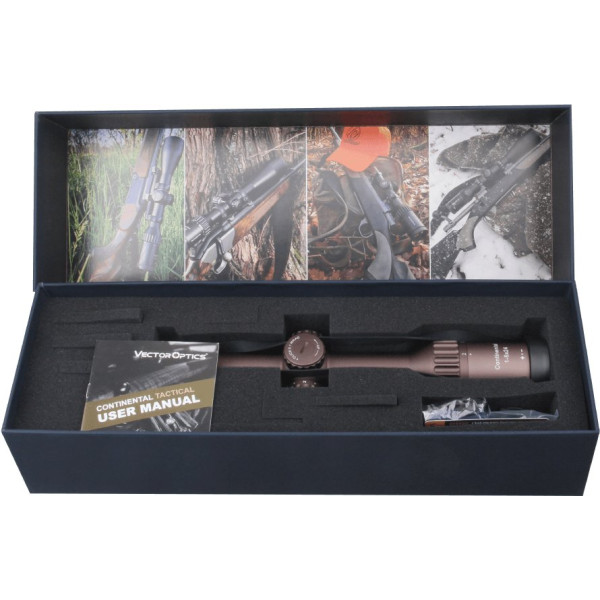 Vector Optics Continental X6 1-6x24 SFP réticule BDC Coyote