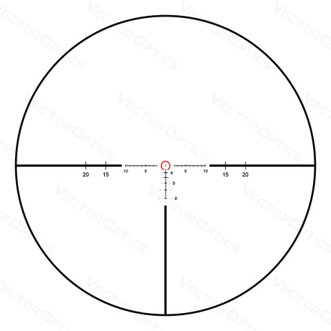 Vector Optics Continental X6 1-6x24 SFP réticule BDC