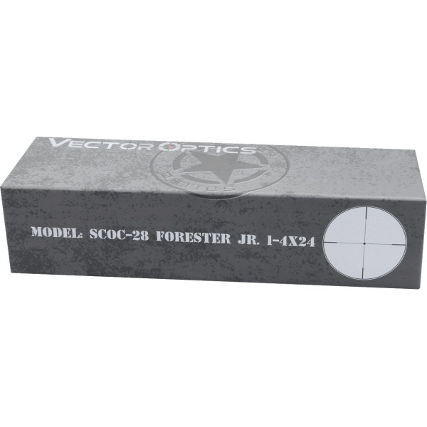 Lunette Vector Optics Forester 1-4x24 réticule VFD3