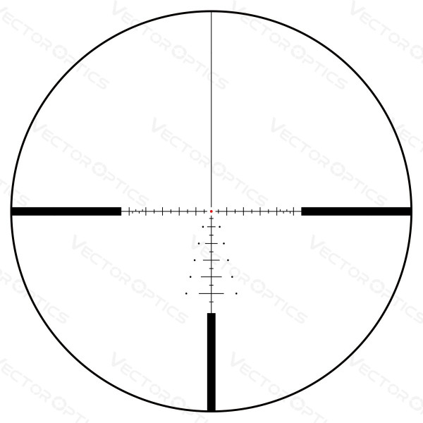 Lunette Vector Optics Paragon 3-15x44 HD Tactical objectif 44 mm