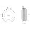 Protection flip up Vector Optics cache-objectif 56 mm