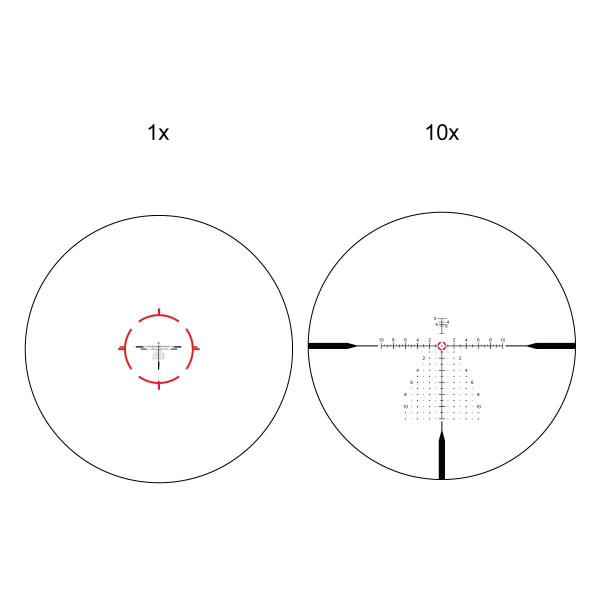 LUNETTE CONTINENTAL X10 1-10X28 ED 28 mm pour un tir précis