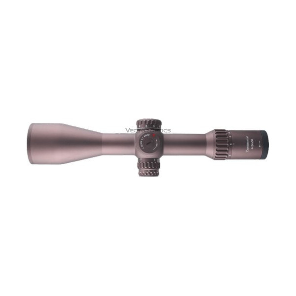 LUNETTE CONTINENTAL X6 4-24X56 FFP FDE avec grossissement 4-24x