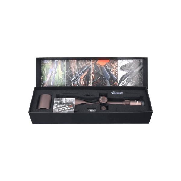 LUNETTE CONTINENTAL X6 4-24X56 FFP FDE avec grossissement 4-24x