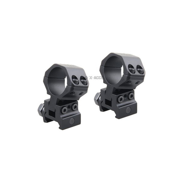 Colliers Vector Optics réglables 30/36 mm hauteur 25,4 mm