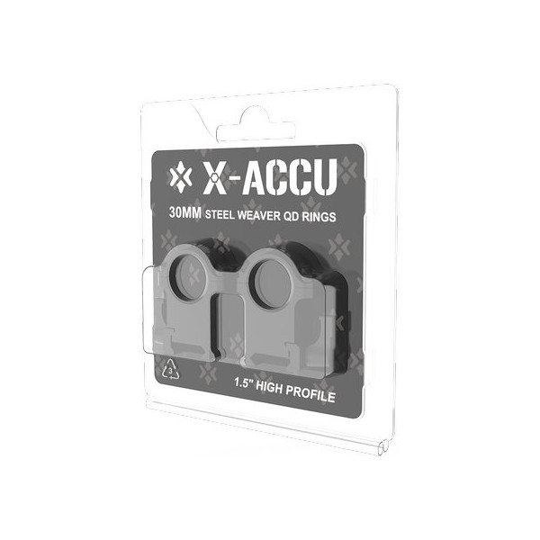 Colliers Vector Optics 30 mm acier QR haut 38,1 mm