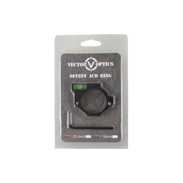 Collier Vector Optics 25,4 mm avec niveau à bulle intégré