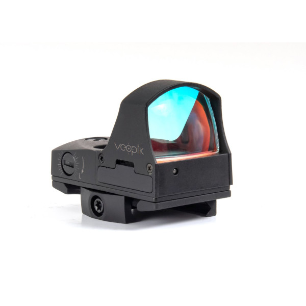 Point rouge RS4 Veoptik, platine de montage 19x22 mm