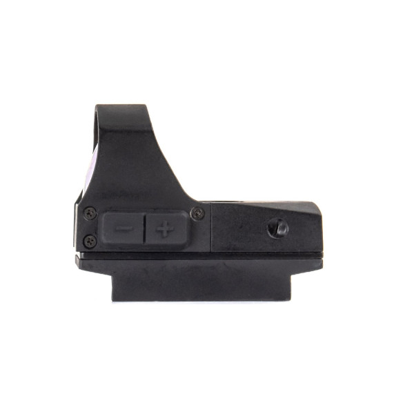 Point rouge RS4 Veoptik, platine de montage 19x22 mm
